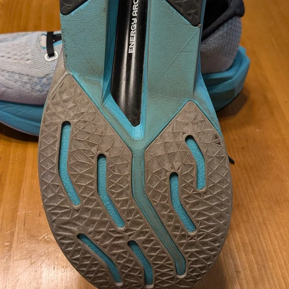 New Balance Blue and Gray Running Shoes - Picture 3 of 4